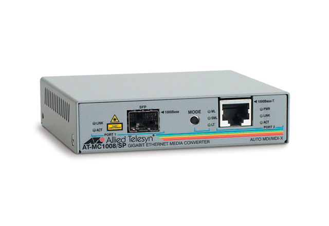   Gigabit Ethernet AT-MC1008/SP-YY
