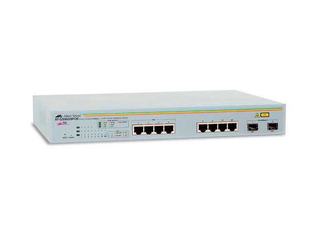  GS950 Series WebSmart Allied Telesis AT-GS950/8POE-50