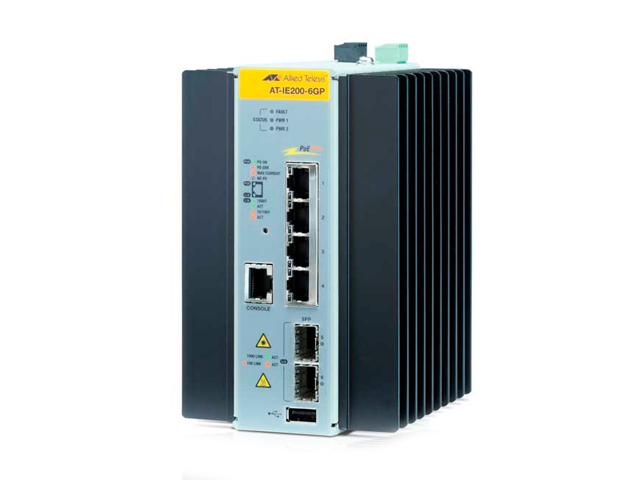   IE200 Industrial Allied Telesis AT-IE200-6GP