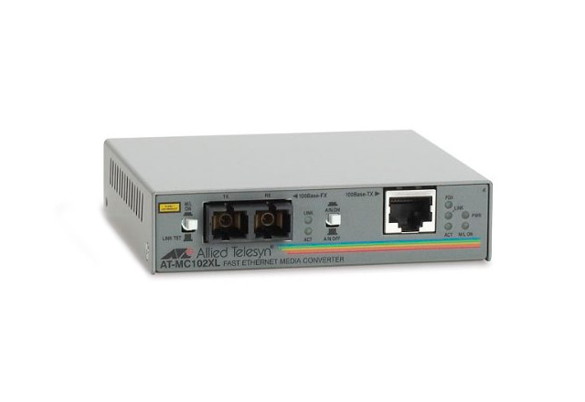   Fast Ethernet AT-MC102XL-yy